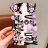 14pcs Sanrio Kuromi Cute Hairclip Headwear For Girls Anime Cartoon Fashion Hairpin Hair Accessories Kids Birthday Xmas Gift