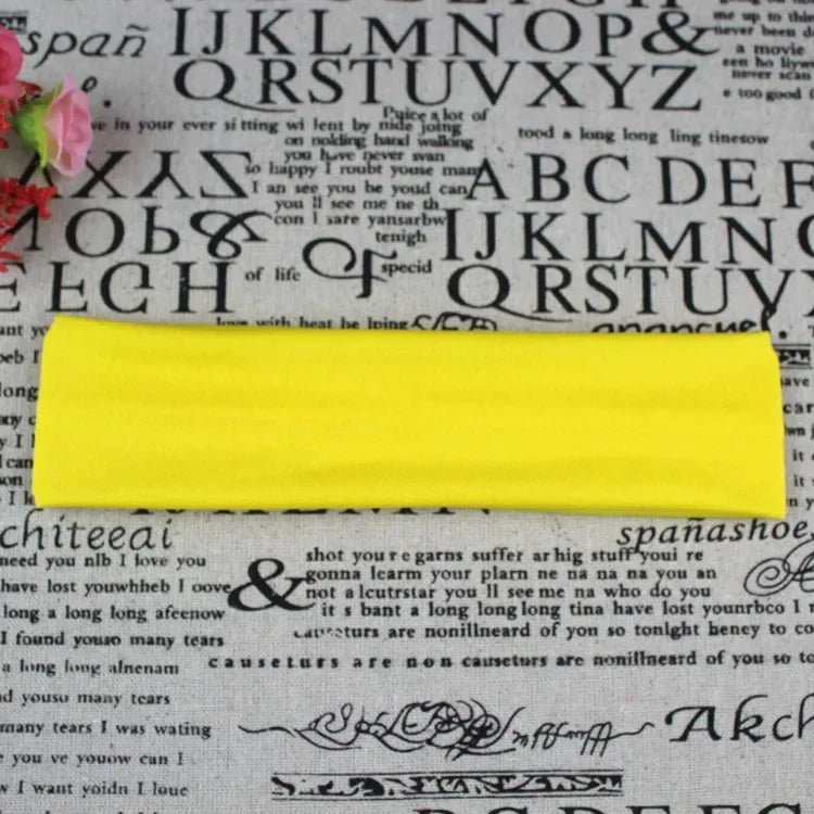 Fashion Sports Headbands for Women Solid Elastic Hair Bands Running Fitness Yoga Hair Bands Stretch Makeup Hair Accessories Hot