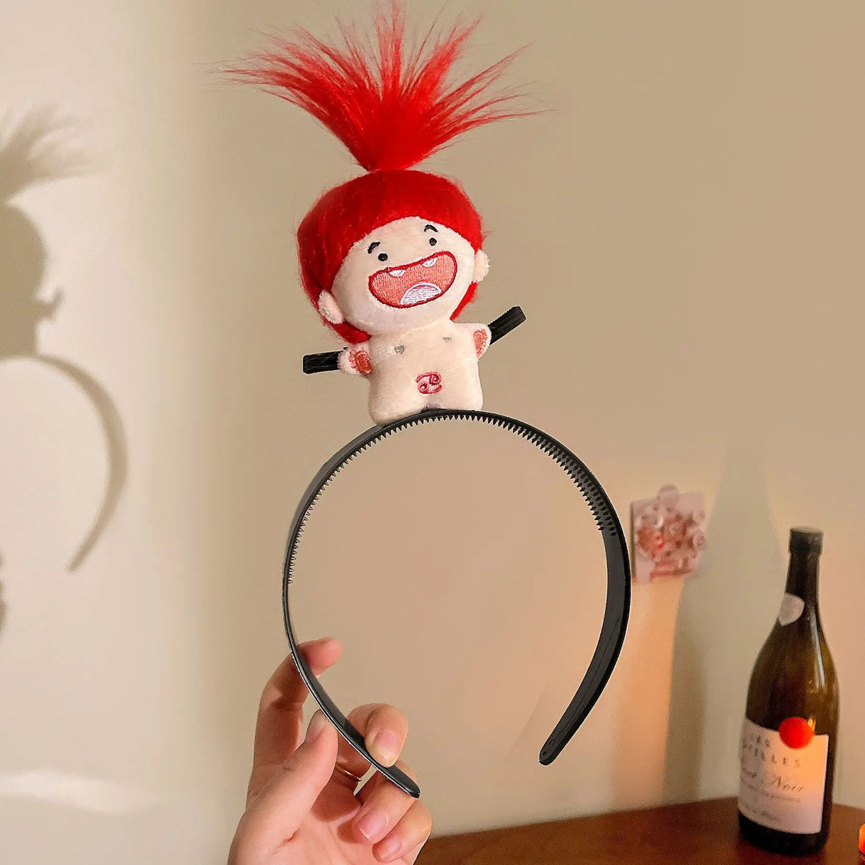 Ratatouille Hairband Cute Headband Kawaii Plush Hair Accessory Color Doll Wide-Brimmed Hairpin Creativity Headdress Gift