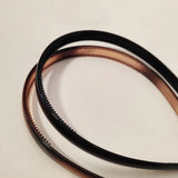 2pc European and American High Quality Black Hairbands Headbands for Women Girls Men Korean Sport Washface Hair Accessories Tool
