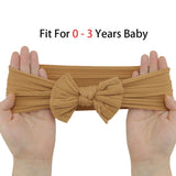 3Pcs/Set Baby Girl Headbands Lot Bows Baby Headband Newborn Gift Elastic Hair Bands Children Turban Kids Infant Hair Accessories