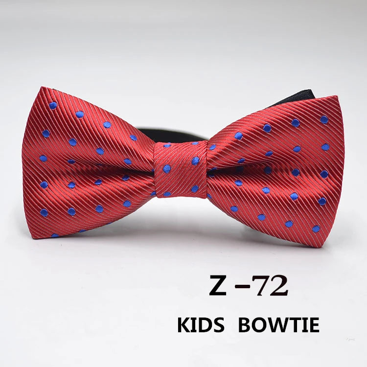 53 Color Children's Bow Tie Fashion Jacquard Baby Neckties Tie Baby Kid Kids Classical Pet Striped Butterfly Elastic Cord BowTie