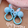 Hair Accessories Girls Ties Elastique Cheveux Fille Gomas Elasticas Furry Korean Kinder Kleding Rabbit Ears Scrunchie Headbands