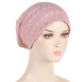 Women Men Sleeping Hat Baggy Beanie Satin Lined Night Unisex Sleep Cap Hair Care Bonnet Hair Loss Nightcap Pullover Hat Headwear