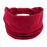 Headwrap Solid Color Knot Wide Headbands for Women Soft Cotton Sports Elastic Hair Bands Accessories Yoga Bandana Bandage