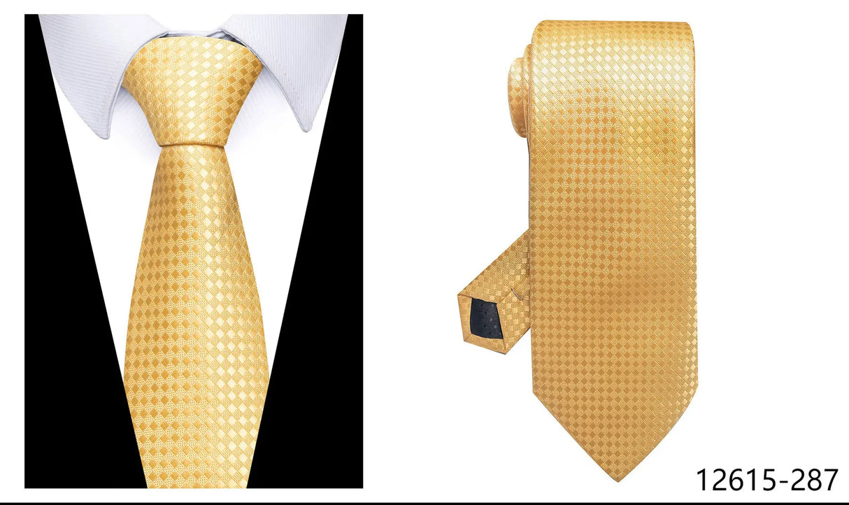 100% Silk Brand Purple Tie Men Necktie High Quality Mix Colors Silk 7.5 cm Gravatas Accessories Wedding April Fool's Day