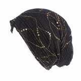 Women Men Sleeping Hat Baggy Beanie Satin Lined Night Unisex Sleep Cap Hair Care Bonnet Hair Loss Nightcap Pullover Hat Headwear