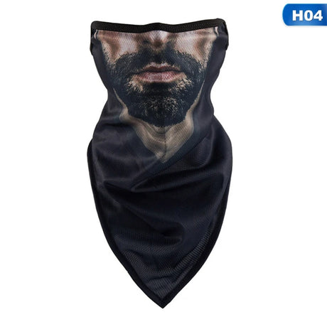 USA Fashion Mask Ear Hanging Mouth Cover Bicycle Cycling Masks Bandana Neck Gaiter Tube Hiking Climbing Headband Camping Scarf