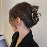 2023 New Fashion Metal Geometric Hair Claw Clip Trendy Hair Clips Hair Clamps Hairpins Party Hair Accessories For Women Headwear