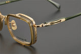 Exquisite Titanium Handmade Glasses Frame Mens Women Retro Square Spectacle Frames Eyeglasses Japanese Design Oval Round Eyewear