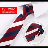 Men ties necktie Men's vestidos business wedding tie Male Dress legame gift gravata England Stripes JACQUARD WOVEN 6cm