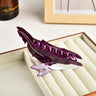 Muweordy Blue Whale Hair Claw Acetate Hair Clips For Women Popular Hair Catches Animal Hair Clip Cute Sea Creature Claw Clips