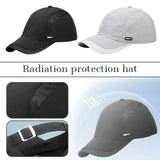 Unisex Anti Radiation Cap Half/Full Silver Fiber Electromagnetic Wave Rfid Shielding Hat  Monitoring Room TV EMF Protect Hat