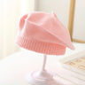 Fashion Cute Baby Knitted Beret Hat Solid Color Children's Warm Hats Autumn Winter Cap For Kids Outdoor Bonnet Accessories Gift