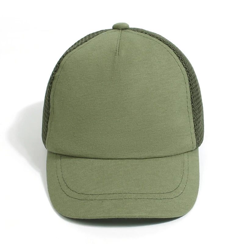 Summer Baby Boy Cap Dinosaur Mesh Kids Sun Hats for Girls Accessories Sports Travel Children Baseball Caps Adjustable 0-5Y