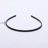 1 Piece Simple Women Headbands Fashion Head Band for Girls  Solid Black Color Casual Hair Accessories Plastic Headbans Wholesale