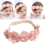 Baby Headband Flower Girls Bows Toddler Hair Bands Baby Kids Headbands Turban Newborn Elastic HaIrband Baby Hair Accessories