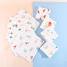 Random 5pcs Muslin 6 Layers Cotton Soft Baby Towels Baby Face Towel Handkerchief Bathing Feeding Face Washcloth Wipe Burp Cloth