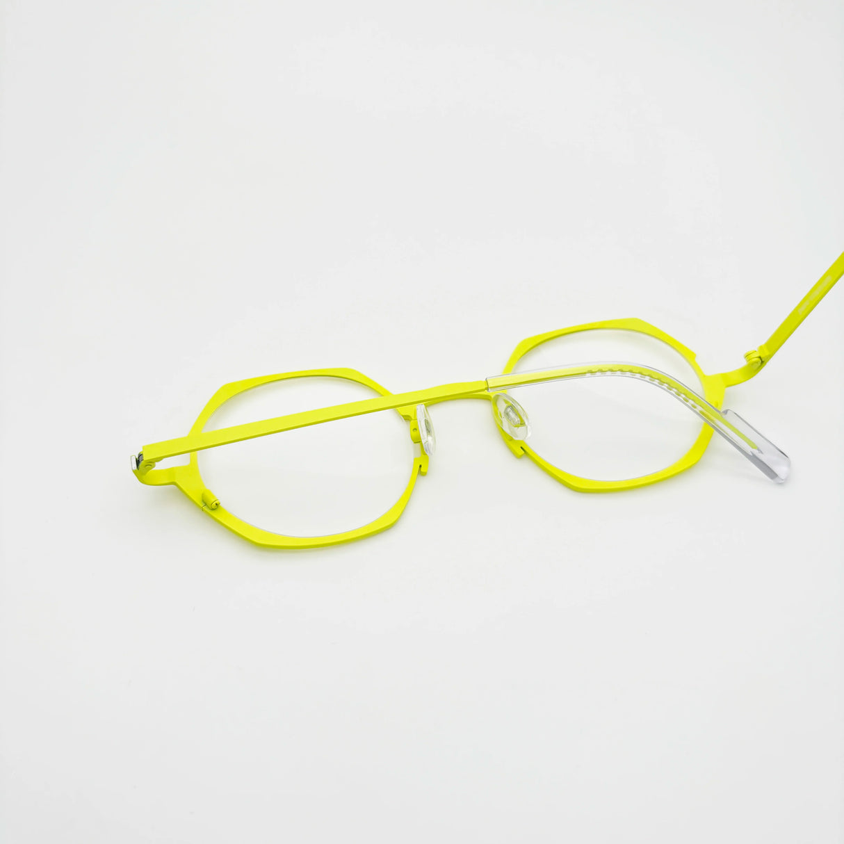 Wcwe Belight Optical Belgium Geometry Irregular Shape Titanium Eyewear Spectacle Frame Men Women Eyeglasses