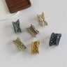 6Pcs/Set High Ponytail Holder Hair Ring Ribbons Thick Ties Cuff Nylon Elastics for Women Hair Rope Headwear Hair Tie Accessories