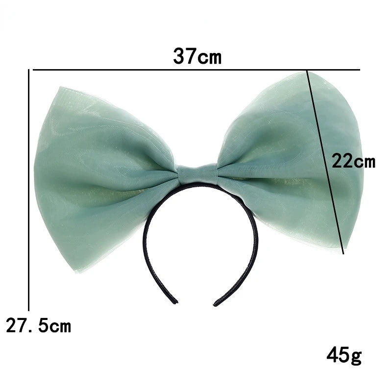 Bow Headband Bowknot Hair Bands Women Party Decoration Cosplay Costume Headwear Headpiece Birthday  Accessories Halloween