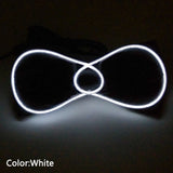 LED Acrylic Bow Tie Light up LED Men Bow Tie Luminous Bow tie Costume Men Ties DJ Dance Glow Decoration Novelty Gift LED Cravat