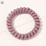 High Elasticity Telephone Coil Hairbands Women Spiral Hair Ties Girls Hair Rings Rope Solid Color Hair Accessories Gum Scrunchy