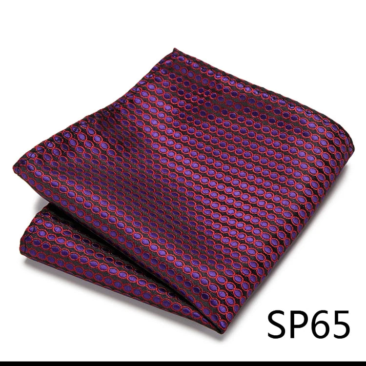 High Grade 2023 New Style Hot sale Silk Handkerchief Black Suit Accessories Solid Men Abraham Lincoln's birthday Pocket Square