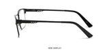 Blue Light Blocking Eye Protection Eyeglasses Men Square Metal Large Frame Reading Spring Leg Elderly Presbyopia Glasses