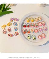 Hair Accessories Girls Bands Bandeau Cheveux Scrunchies Elastic Fille Korean Haarband Rubber Brown Children Gomas Gift Kids