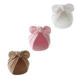 Cute Bunny Ears Baby Turban Hat Solid Color Infant Beanie Cap for Girls Boys Soft Cotton Indian Cap Toddler Bonnet Headwrap