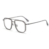Vintage Titanium Eyeglasses Frame Men Square Myopia Prescription Glasses Women Retro Optical Luxury Brand Glasses Frame Eyewear