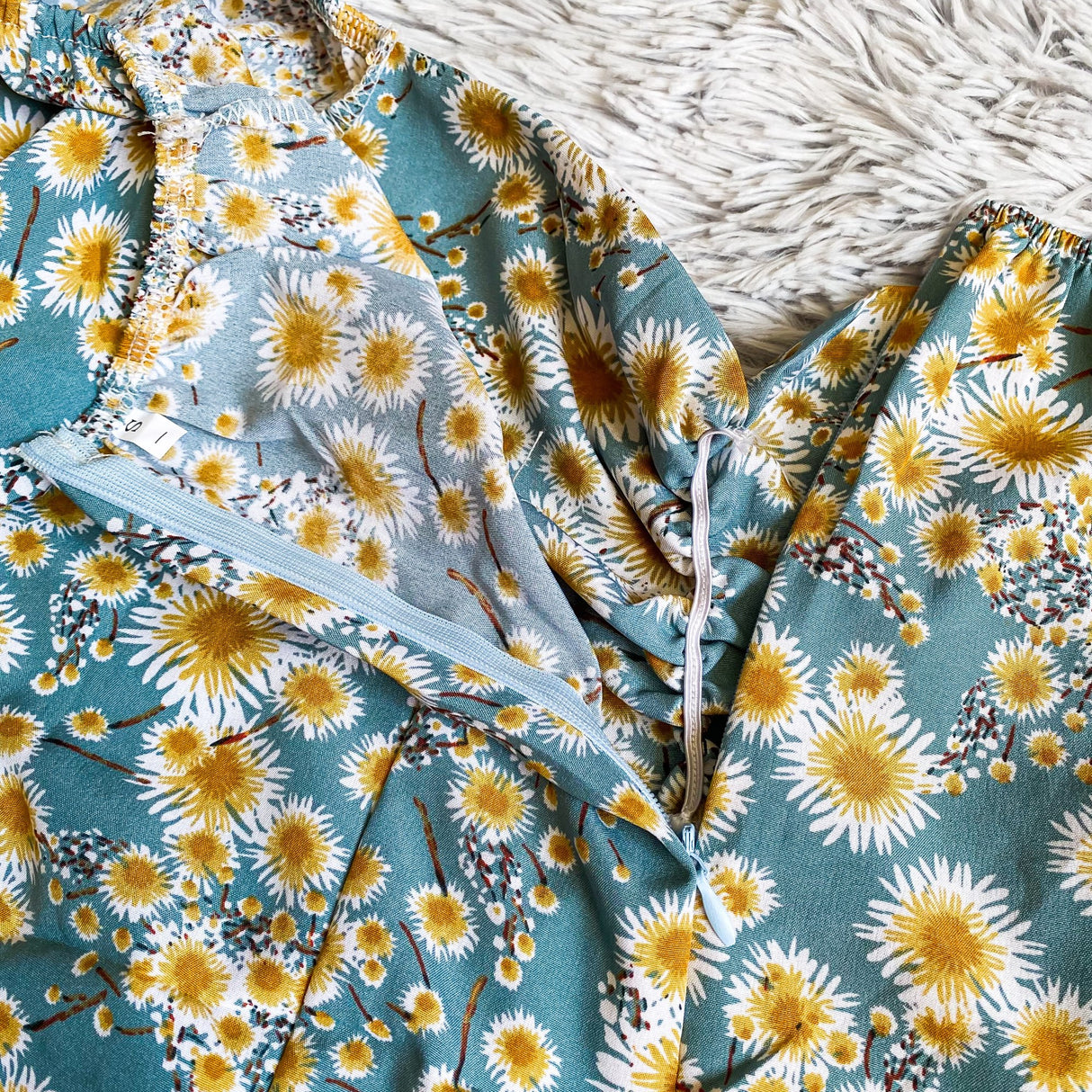 Mini robes d'été pour femmes, mode féminine, imprimé floral, en mousseline de soie, froncée, manches courtes bouffantes, robe décontractée