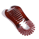 Women Comb Hair Riser Claw Flexible Headwear Black Brown Banana Barrettes Clip Hair Holding Tool Fashion Elastics Hair Comb