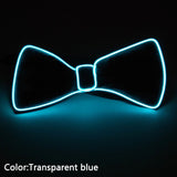 LED Acrylic Bow Tie Light up LED Men Bow Tie Luminous Bow tie Costume Men Ties DJ Dance Glow Decoration Novelty Gift LED Cravat