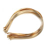 5pcs Blank Metal Headbands DIY Headbands Plain Thin Headbands for Making Hair Accessories For Jewelry