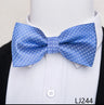 Fashion Brand Brand Silk Bow Tie Dark Blue Man Dot Wedding Accessories lover's day Fit Formal Party