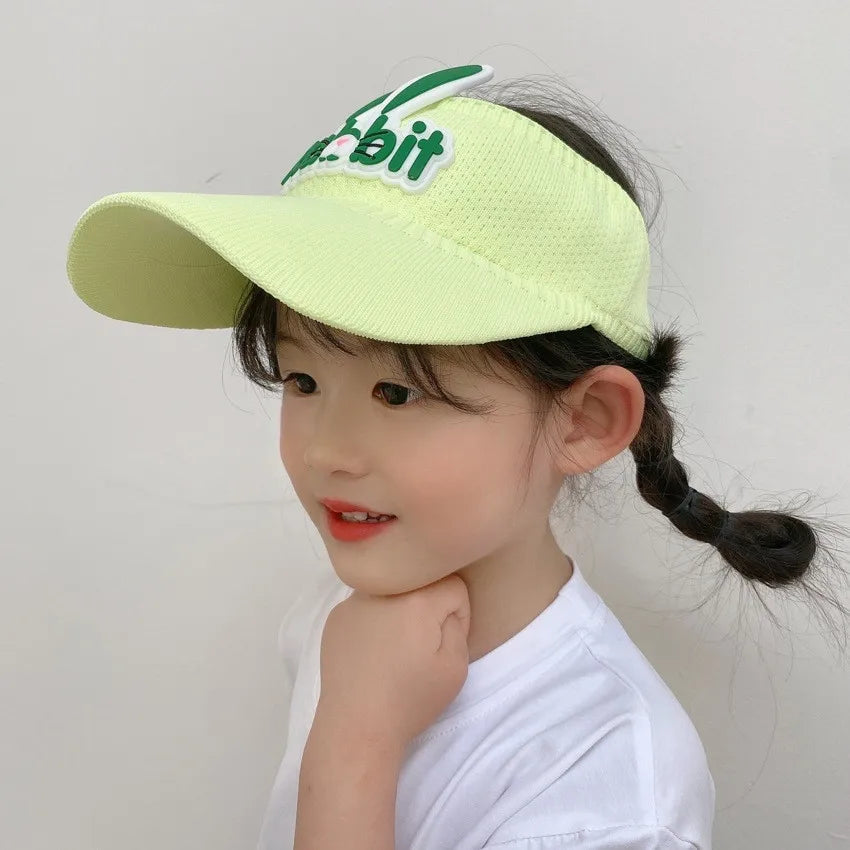 Sport Empty Top Cap Sun Hats for Baby Girls Boys Visor Hat Adjustable Outdoor Cap