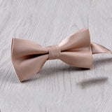 RBOCOTT Solid Bow Ties for Men Plain Party Wedding Bowtie Candy Color Bowknot Red Green Black Blue Bow TieWholesale Accessory