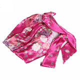New Women silky satin night sleeping cap head wrap Bowknot Turban Pre Tied Fitted Bandana Chemo cap Nightcap hair loss patients