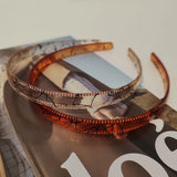 2pc European and American High Quality Black Hairbands Headbands for Women Girls Men Korean Sport Washface Hair Accessories Tool