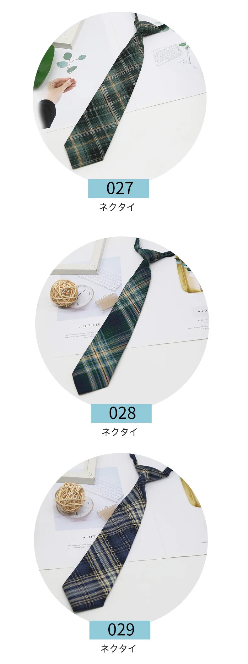 Ladies JK Ties Women Striped Neck Tie Girls Japanese Style for Jk Uniform Ties Cute Necktie Plaid Uniform School Accessories