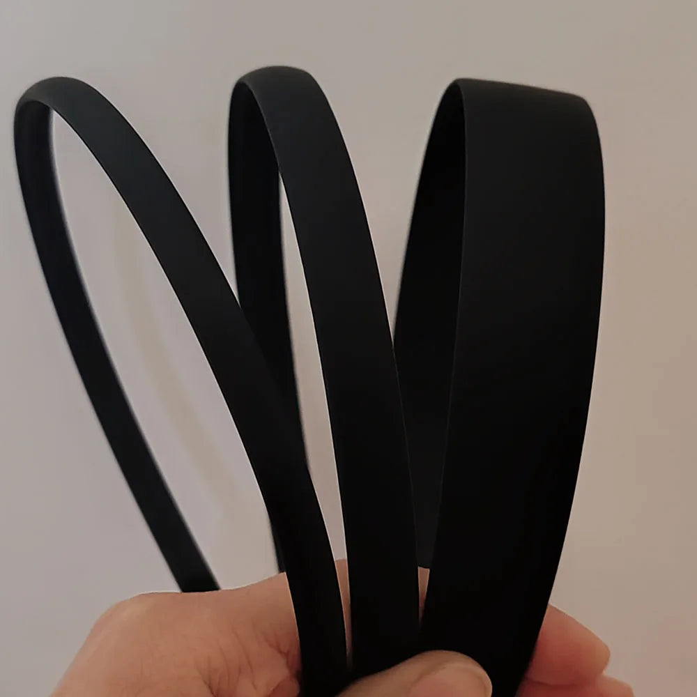 3pc European and American Black Khakistyle  Hairbands Headbands for Women Girls Men Sport Washface Korean Hair Accessories Tool