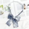 Fashion JK Bowtie Women College Student Collar Tie Cotton Plaid Bowknot Lolita Girls Adjustable Butterfly Anime Cosplay Cravat