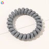 High Elasticity Telephone Coil Hairbands Women Spiral Hair Ties Girls Hair Rings Rope Solid Color Hair Accessories Gum Scrunchy