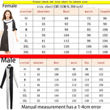 Terrifierr Cosplay Costume Female/Male Horror Carnival Party Skin-Tight Black White Killer Clowns Jumpsuit for Halloween Costume