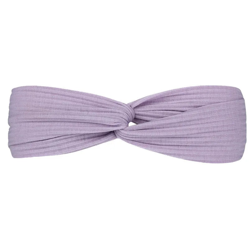 Headbands For Women Girls Top Knot Stretchy Headband Boho Twisted Criss Cross Hair Bands Knitted Cotton Turban Hair Accessories