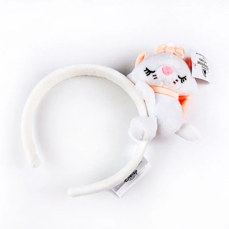 Mickey Minnie Ears Headband Cartoon Animal Plush EARS COSTUME Hallowmas Headband Cosplay Plush Gift Doll Girls Party Hair band