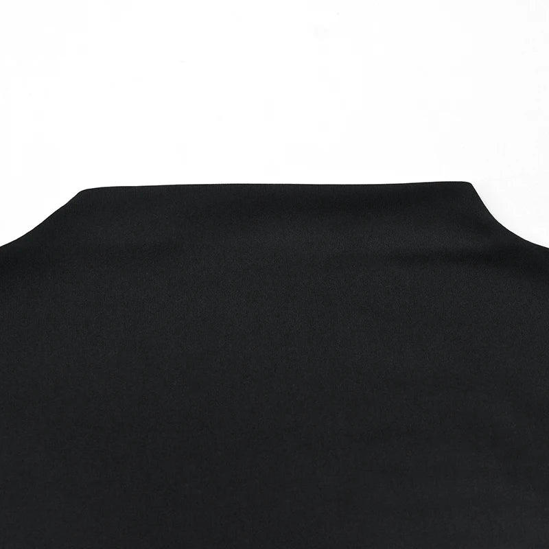 Sexy A-Line Women Dresses Summer Fashion Short Sleeve Black Slim Mini Dress Casual Streetwear Clubwear Elegant Lady Party Dress