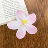 3 Inch Gradient Flower Hair Claw For Women Elegant Resin Floral Hair Clip Fresh Sweety Flower Gripper Girls Hair Accessories
